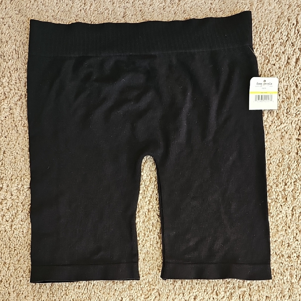 Free People Black Shapewear Shorts